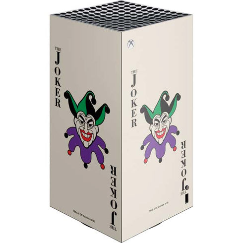 DC Comics The Joker Calling Card XBox Series X Digital Edition Console Skin